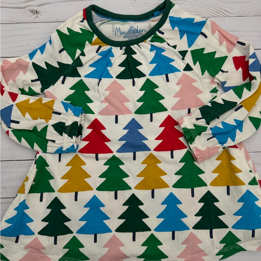 Mini Boden Christmas Tree Tunic